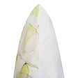 BELIANI - Lot de 2 coussins décoratifs PEPEROMIA Coton 45 x 45 cm Blanc Motif de plante - vignette