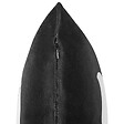 BELIANI - Lot de 2 coussins décoratifs FRANKLINIA Velours 45 x 45 cm Noir Motif abstrait - vignette