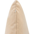 BELIANI - Lot de 2 coussins décoratifs TALINUM Velours 45 x 45 cm Beige Motif animal - vignette