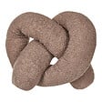 BELIANI - Lot de 2 coussins décoratifs GLADIOLUS Bouclé 172 x 14 cm Marron Unicolore - vignette