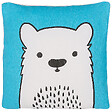 BELIANI - Lot de 2 coussins décoratifs WARANASI Coton 45 x 45 cm Bleu - vignette