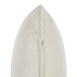 BELIANI - Lot de 2 coussins décoratifs HELIOTROPE 45 x 45 cm Blanc Unicolore - vignette