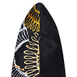 BELIANI - Lot de 2 coussins décoratifs LAGURUS Velours 45 x 45 cm Multicolore Motif de plante - vignette