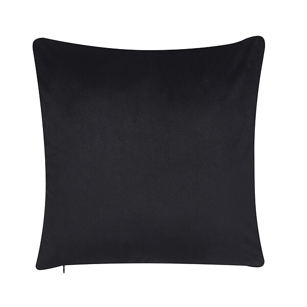 BELIANI - Lot de 2 coussins décoratifs LAGURUS Velours 45 x 45 cm Multicolore Motif de plante - large