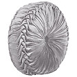 BELIANI - Lot de 2 coussins décoratifs UDALA Velours 40 x 40 cm Gris Unicolore - vignette