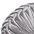BELIANI - Lot de 2 coussins décoratifs UDALA Velours 40 x 40 cm Gris Unicolore - vignette