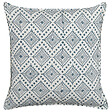 BELIANI - Lot de 2 coussins décoratifs CORDATA Coton 45 x 45 cm Bleu Motif oriental - vignette