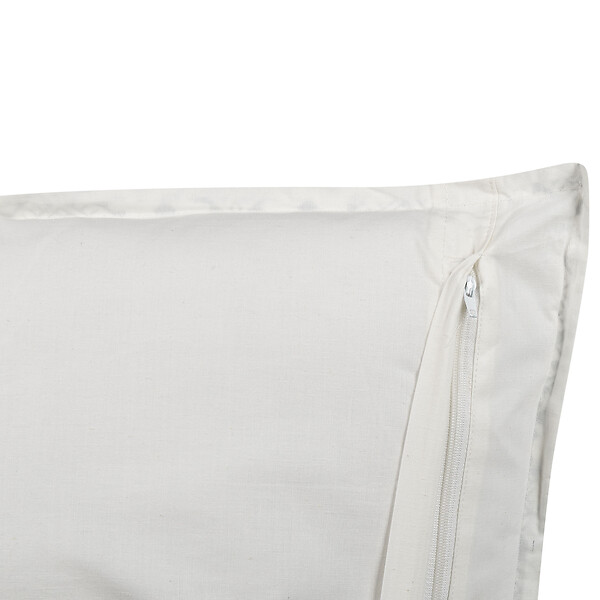 BELIANI - Lot de 2 coussins décoratifs CORDATA Coton 45 x 45 cm Bleu Motif oriental - large