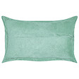 BELIANI - Lot de 2 coussins décoratifs ZINNIA Velours côtelé 47 x 27 cm Vert clair Unicolore - vignette