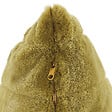 BELIANI - Lot de 2 coussins décoratifs PUMILA Fourrure synthétique 45 x 45 cm Vert olive À rayure - vignette