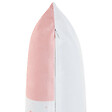 BELIANI - Lot de 2 coussins décoratifs UNIOLA Velours 45 x 45 cm Rose - vignette