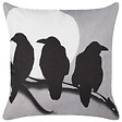 BELIANI - Lot de 2 coussins décoratifs ORADEA Velours 45 x 45 cm Gris Motif animal - vignette
