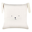 BELIANI - Lot de 2 coussins décoratifs CONEY Coton 45 x 45 cm Beige clair - vignette