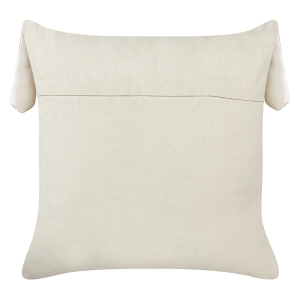 BELIANI - Lot de 2 coussins décoratifs CONEY Coton 45 x 45 cm Beige clair - large