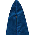BELIANI - Lot de 2 coussins décoratifs TALINUM Velours 45 x 45 cm Bleu Motif animal - vignette