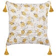 BELIANI - Lot de 2 coussins décoratifs ABUTILON 45 x 45 cm Beige Motif floral - vignette