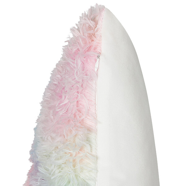 BELIANI - Lot de 2 coussins décoratifs AMARYLLIS Fourrure synthétique 45 x 45 cm Multicolore - large