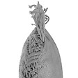 BELIANI - Lot de 2 coussins décoratifs KIRIKKALE Coton 30 x 45 cm Gris Motif géométrique - vignette