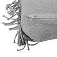 BELIANI - Lot de 2 coussins décoratifs KIRIKKALE Coton 30 x 45 cm Gris Motif géométrique - vignette