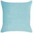 BELIANI - Lot de 2 coussins décoratifs ALLIUM Velours 45 x 45 cm Bleu À rayure - vignette