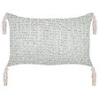 BELIANI - Lot de 2 coussins décoratifs HAKONE 45 x 25 cm Vert menthe Motif géométrique - vignette