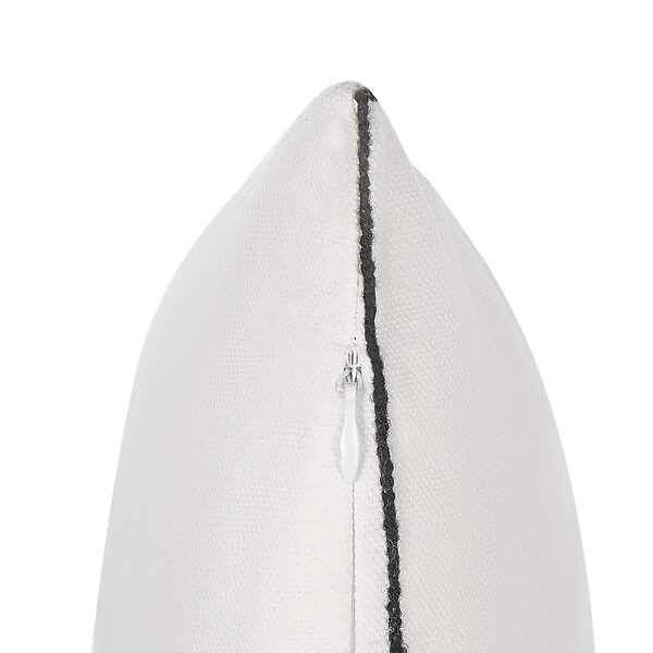 BELIANI - Lot de 2 coussins décoratifs SHADRACK Coton 45 x 45 cm Blanc Motif de Noël - large