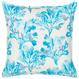 BELIANI - Lot de 2 coussins décoratifs ROCKWEED Coton 45 x 45 cm Bleu Motif floral - vignette