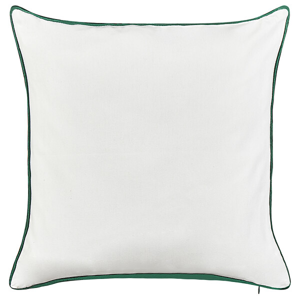 BELIANI - Lot de 2 coussins décoratifs JOYCANDY Coton 45 x 45 cm Blanc Motif de Noël - large