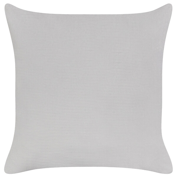 BELIANI - Lot de 2 coussins décoratifs SWEETENER Velours 45 x 45 cm Gris - large