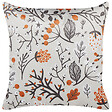 BELIANI - Lot de 2 coussins décoratifs MONTBRETIA Velours 45 x 45 cm Multicolore Motif de plante - vignette