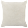 BELIANI - Lot de 2 coussins décoratifs PALMIER Velours 45 x 45 cm Blanc cassé Motif de Noël - vignette