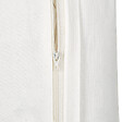 BELIANI - Lot de 2 coussins décoratifs ARALES Coton 30 x 50 cm Gris clair Motif animal - vignette