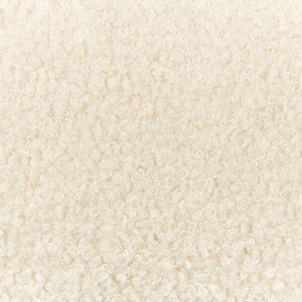 BELIANI - Lot de 2 coussins décoratifs HESPERIS Bouclé Beige Unicolore - large
