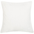 BELIANI - Lot de 2 coussins décoratifs RUSCUS Coton 45 x 45 cm Blanc Motif abstrait - vignette