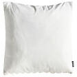 BELIANI - Lot de 2 coussins décoratifs RAKYA 45 x 45 cm Fourrure synthétique Beige clair À rayure - vignette
