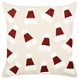 BELIANI - Lot de 2 coussins décoratifs SUGARPLUM Coton 45 x 45 cm Beige clair Motif de Noël - vignette
