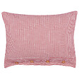 BELIANI - Lot de 2 coussins décoratifs AALITA Coton 40 x 60 cm Rouge À rayure - vignette