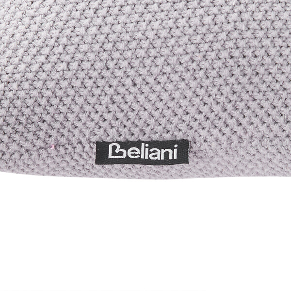 BELIANI - Lot de 2 coussins décoratifs SHADOOR Coton 35 x 35 cm Gris Panda - large