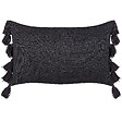 BELIANI - Lot de 2 coussins décoratifs LYTHRUM Coton 45 x 45 cm Gris foncé Unicolore - vignette