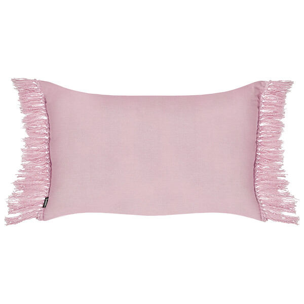 BELIANI - Lot de 2 coussins décoratifs TANSY Coton 40 x 60 cm Rose Unicolore - large
