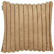 BELIANI - Lot de 2 coussins décoratifs RAKYA Fourrure synthétique 45 x 45 cm Marron clair À rayure - vignette