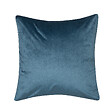 BELIANI - Lot de 2 coussins décoratifs GARDENIA Velours 45 x 45 cm Bleu Motif abstrait - vignette