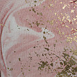 BELIANI - Lot de 2 coussins décoratifs LANTANA 45 x 45 cm Rose Effet marbre - vignette