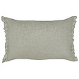 BELIANI - Lot de 2 coussins décoratifs SASSAFRAS Lin 30 x 45 cm Gris clair Unicolore - vignette