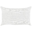 BELIANI - Lot de 2 coussins décoratifs BANORI Lin 30 x 50 cm Blanc Unicolore - vignette