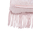 BELIANI - Lot de 2 coussins décoratifs YANIKLAR Coton 40 x 40 cm Rose Motif géométrique - vignette