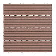 BELIANI - Caillebotis ATELETA Composite bois-plastique (WPC) Marron - vignette