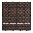 BELIANI - Caillebotis ATELETA Composite bois-plastique (WPC) Marron - vignette
