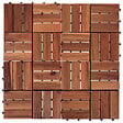 BELIANI - Caillebotis ACERENZA Bois d'acacia certifié Marron - vignette