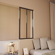 AICA SANITAIRE - Verrière transparents 2 carreaux H.108cm x L.63cm Verrière Atelier en aluminium noir mat - vignette